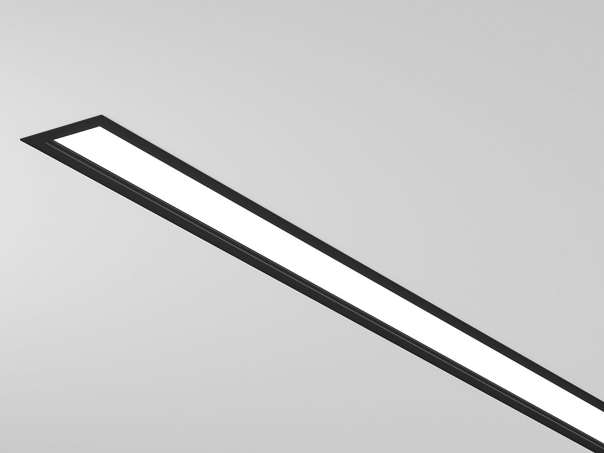 Black trim hard ceiling